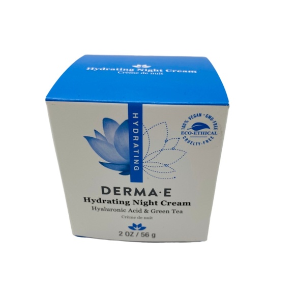 DERMA-E Other - DERMA-E Hydrating Night Cream Hyaluronic Acid &Tea